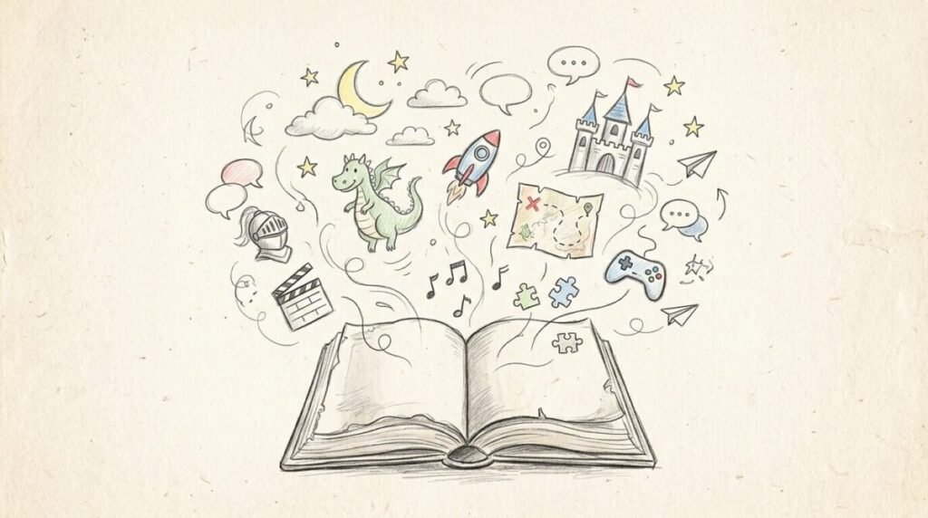 Livros, Filmes e Jogos